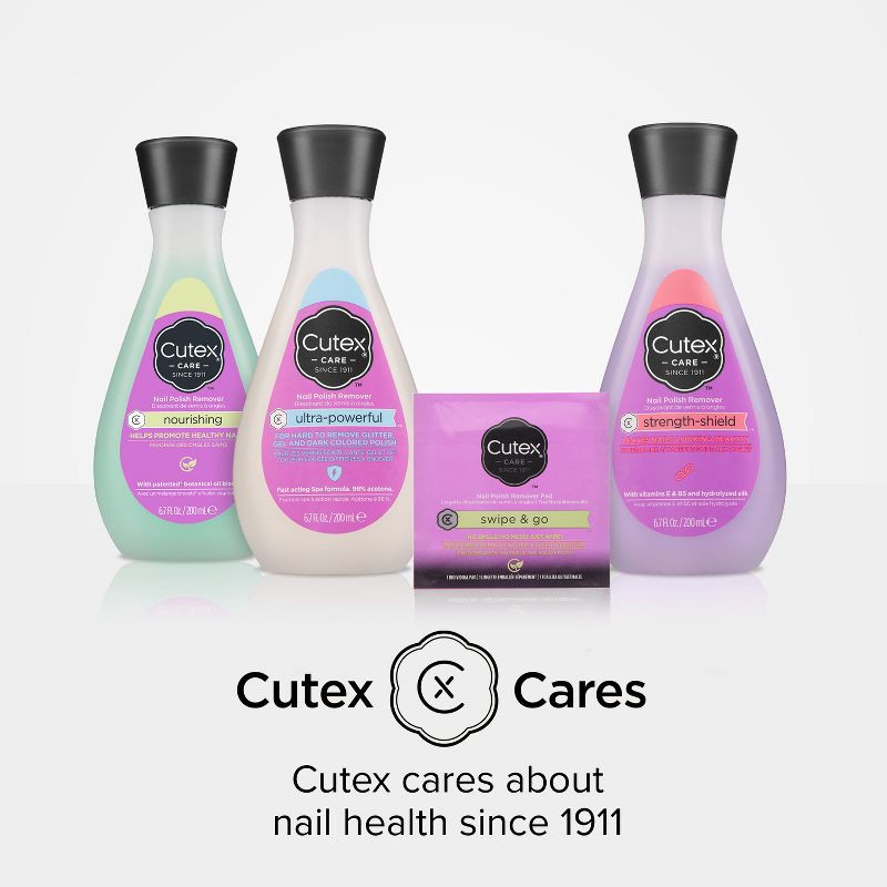 slide 8 of 8, Cutex Swipe and Go Nail Polish Remover Pads - 10ct, 10 ct