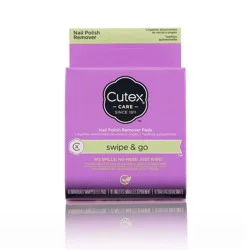 Cutex Swipe and Go Nail Polish Remover Pads - 10ct