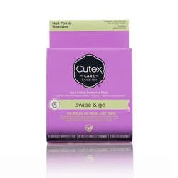 Cutex Swipe and Go Nail Polish Remover Pads - 10ct