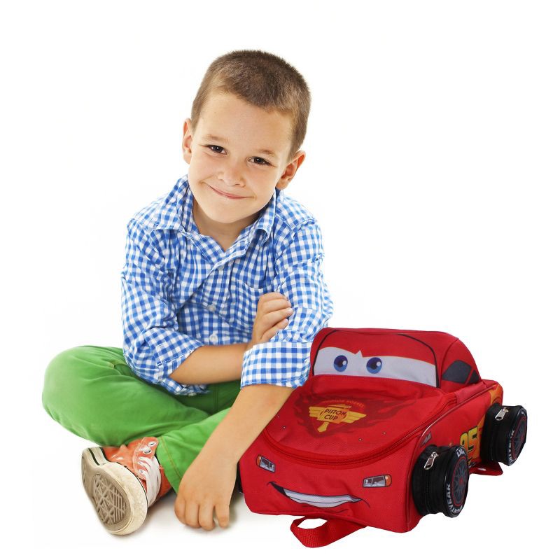 slide 6 of 6, Disney Kids' Cars 12" Backpack - Red, 1 ct