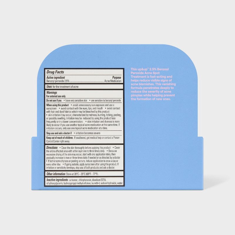 slide 4 of 5, Acne Spot Treatment .75oz - up&up™, 0.75 oz
