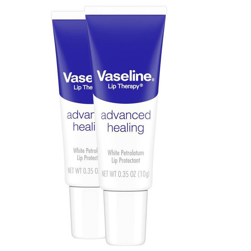 slide 2 of 3, Vaseline Lip Therapy Advanced Healing Fragrance free Moisturizer - 0.7oz/2ct, 2 ct; 0.7 oz