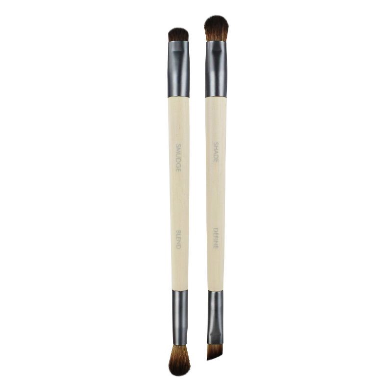 slide 3 of 8, EcoTools Enhancing Eye Makeup Brush Set - 2pc, 2 ct