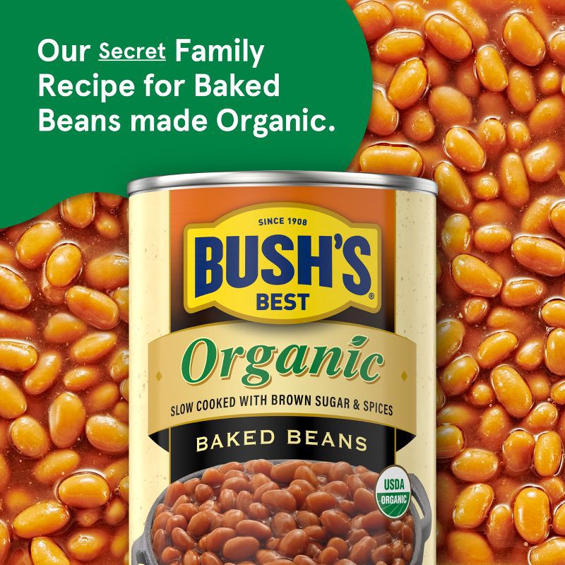 slide 2 of 9, Bush's Organic Baked Beans - 16oz, 16 oz