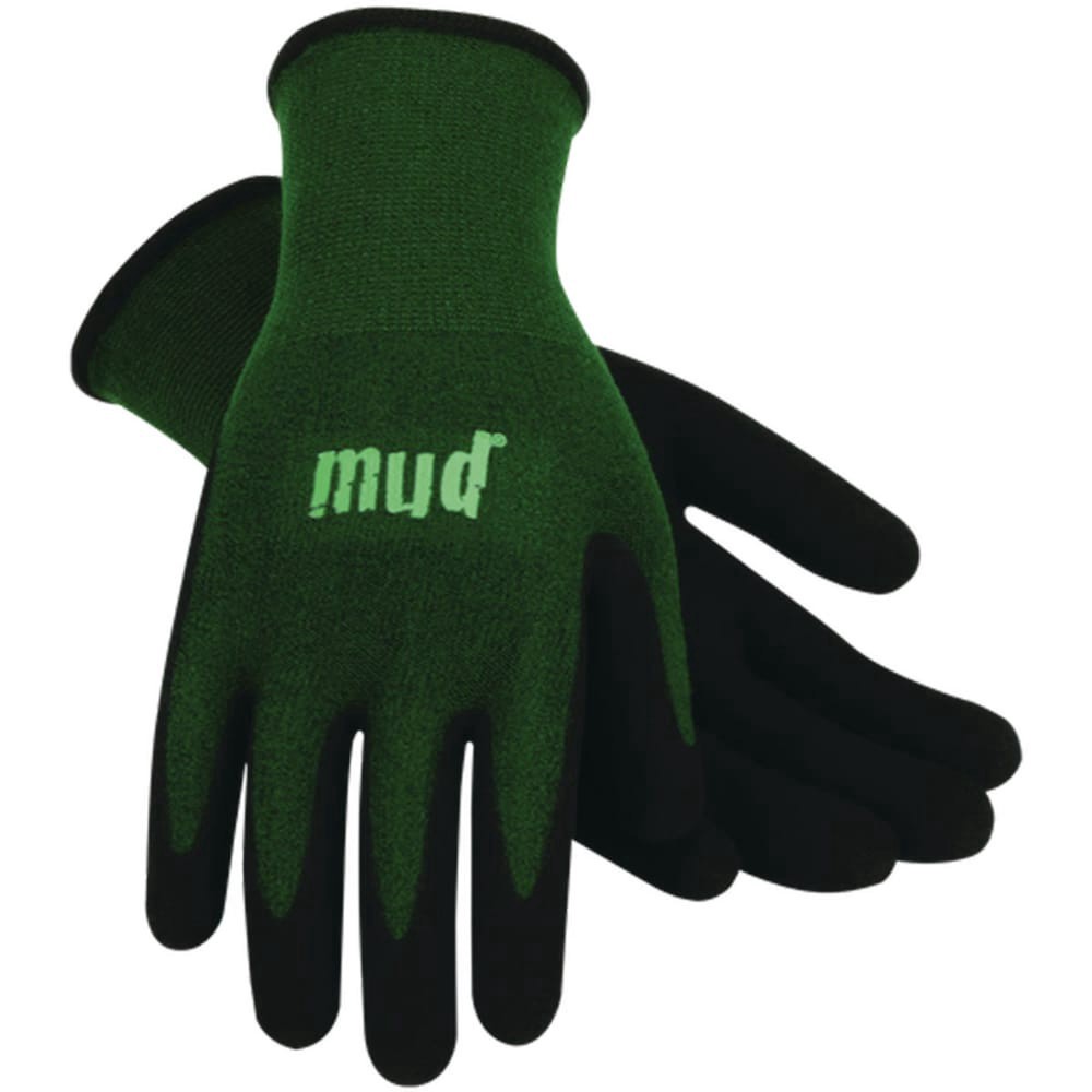 slide 2 of 2, Mud Bamboo Flex Small/Medium Emerald Green Garden Glove Sm7197G/Sm, Sm-Med