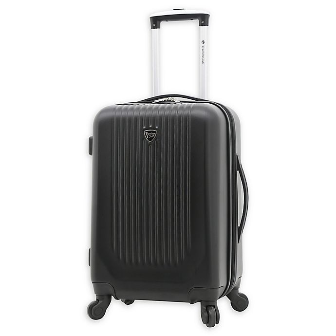 slide 1 of 9, Traveler's Club Luggage Traveler's Club Seville Hardside Spinner Carry On Luggage - Black, 20 in