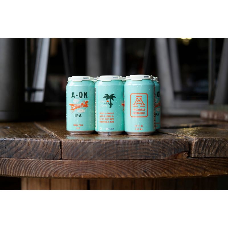 slide 2 of 3, Avondale A-OK IPA Beer - 6pk/12 fl oz Cans, 6 ct; 12 fl oz
