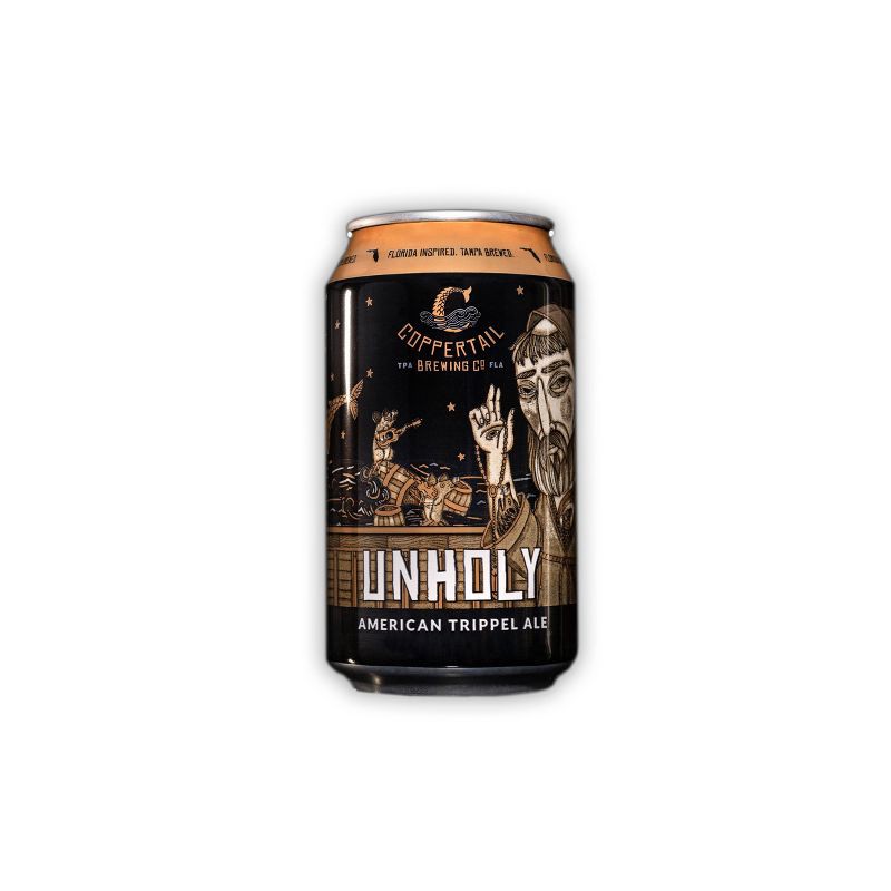 slide 2 of 5, Coppertail Brewing Co. Coppertail Unholy Trippel Beer - 6pk/12 fl oz Cans, 6 ct; 12 fl oz