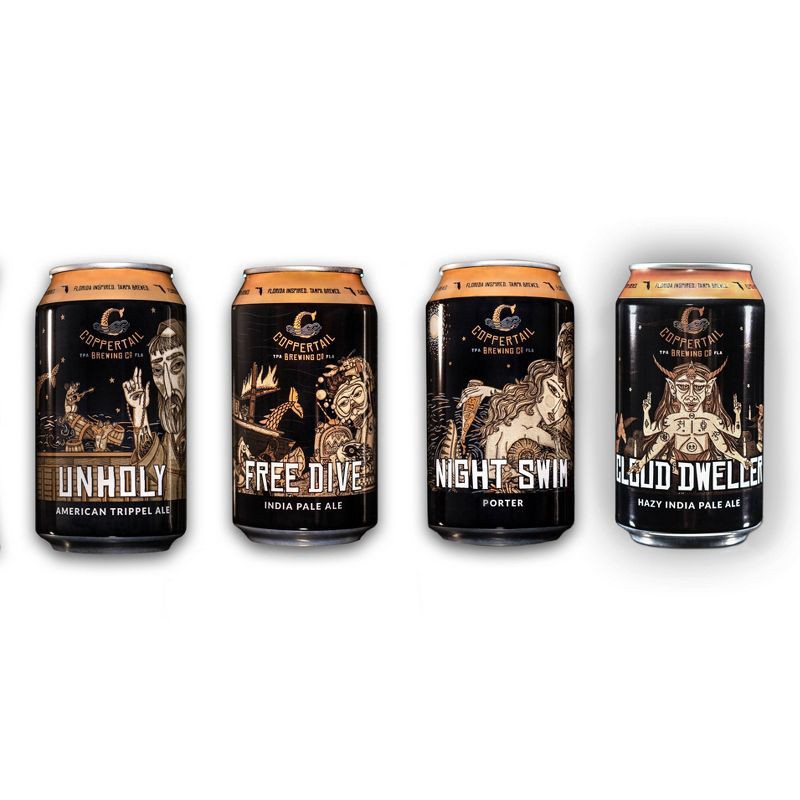 slide 5 of 5, Coppertail Brewing Co. Coppertail Unholy Trippel Beer - 6pk/12 fl oz Cans, 6 ct; 12 fl oz