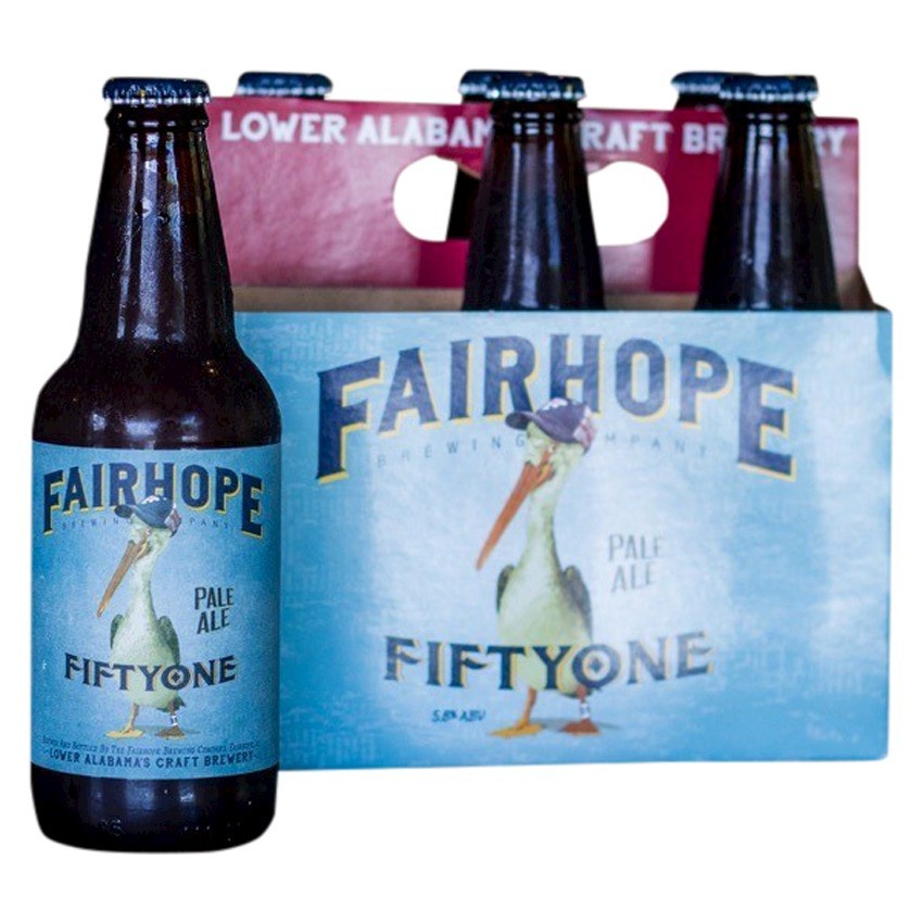 slide 1 of 1, Fairhope Brewing Company Fairhope 51 Pale Ale Beer - 6pk/12 fl oz Bottles, 6 ct; 12 fl oz