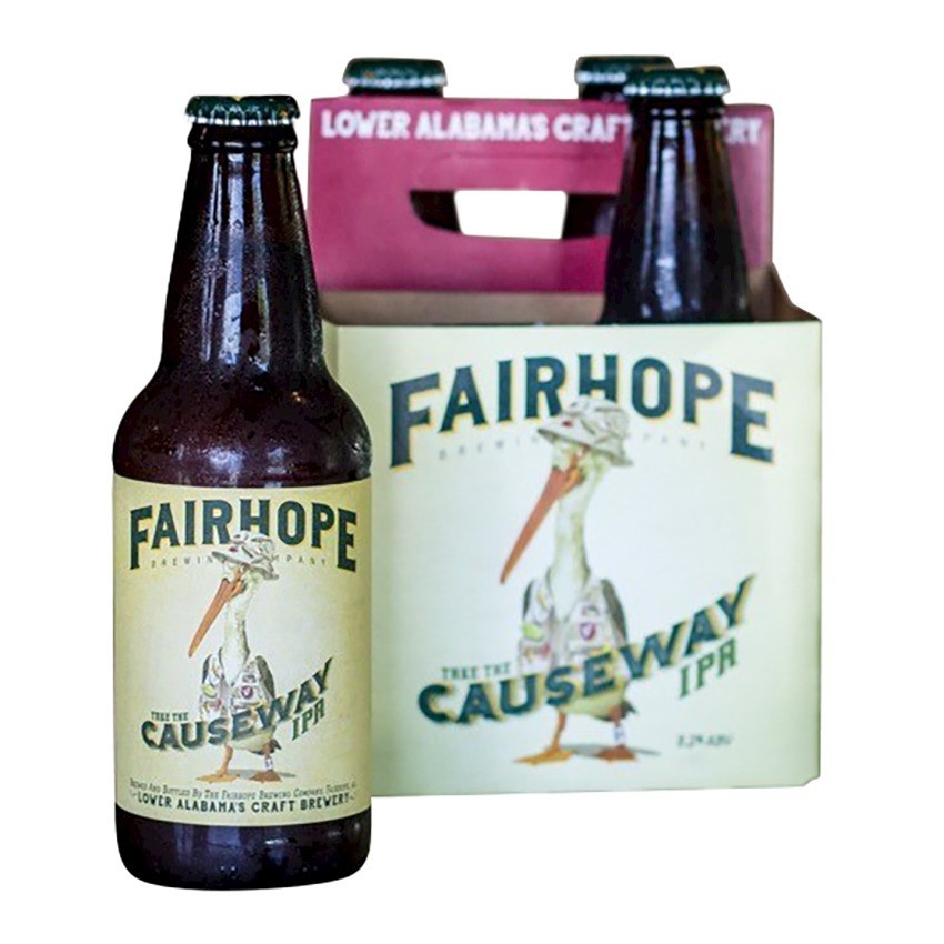 slide 1 of 1, Fairhope Brewing Company Fairhope Take the Causeway IPA Beer - 4pk/12 fl oz Bottles, 4 ct; 12 fl oz