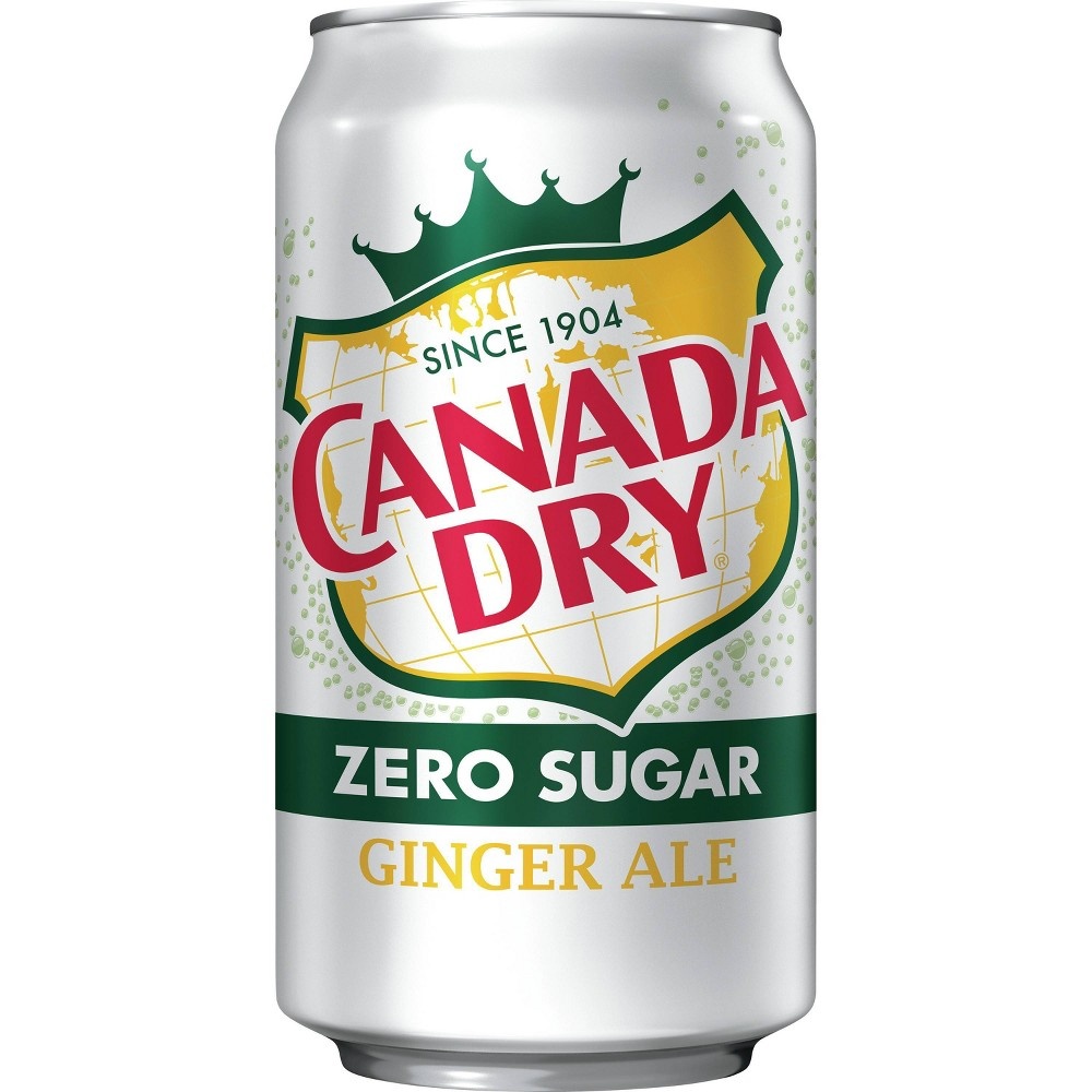 slide 6 of 8, Canada Dry Zero Sugar Ginger Ale Soda, 6 ct, 7.5 fl oz