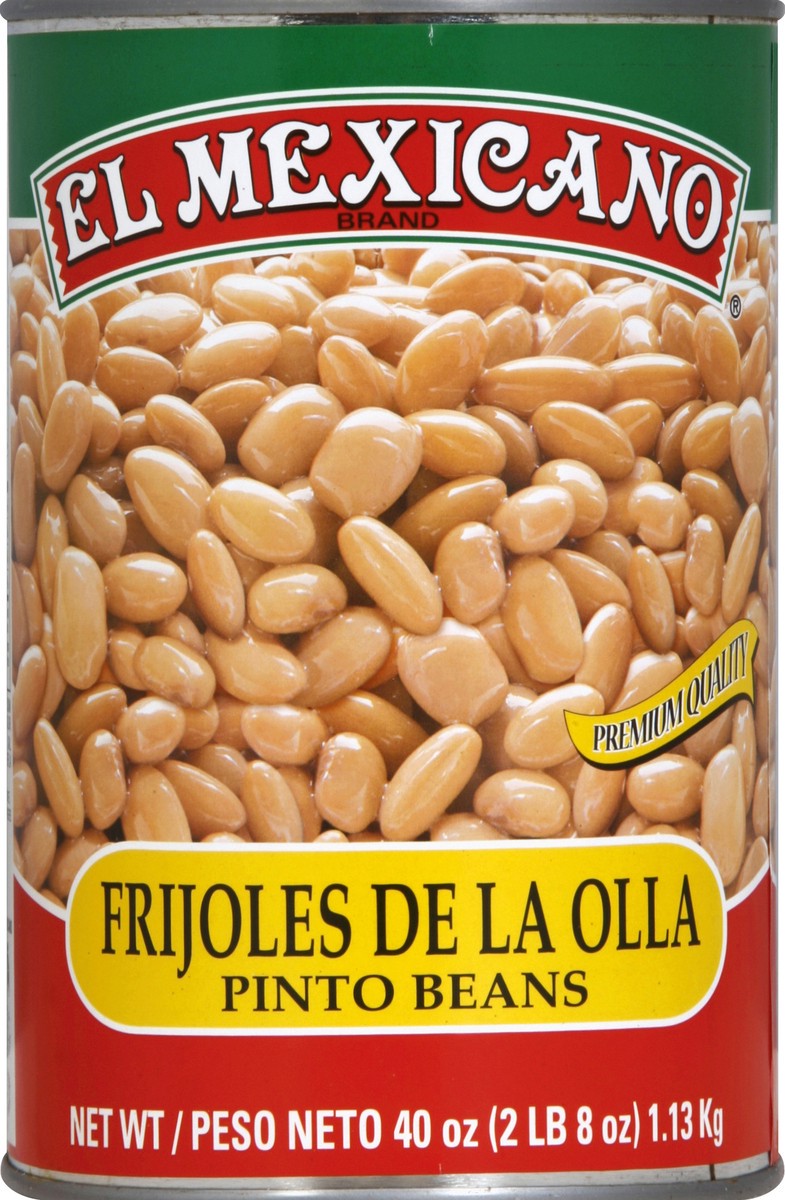 slide 3 of 3, El Mexicano Pinto Beans 40 oz, 40 oz