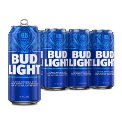 Bud Light American Lager Beer - 6pk/16 fl oz Cans