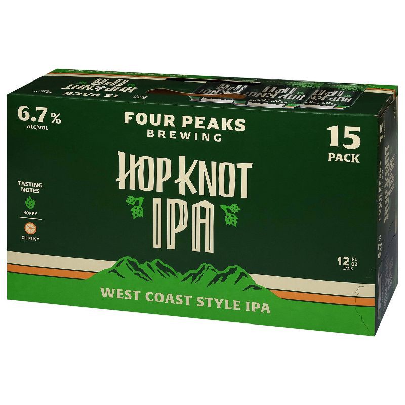 slide 7 of 8, Four Peaks Brewing Company Four Peaks Hop Knot IPA Beer - 15pk/12 fl oz Cans, 15 ct; 12 fl oz