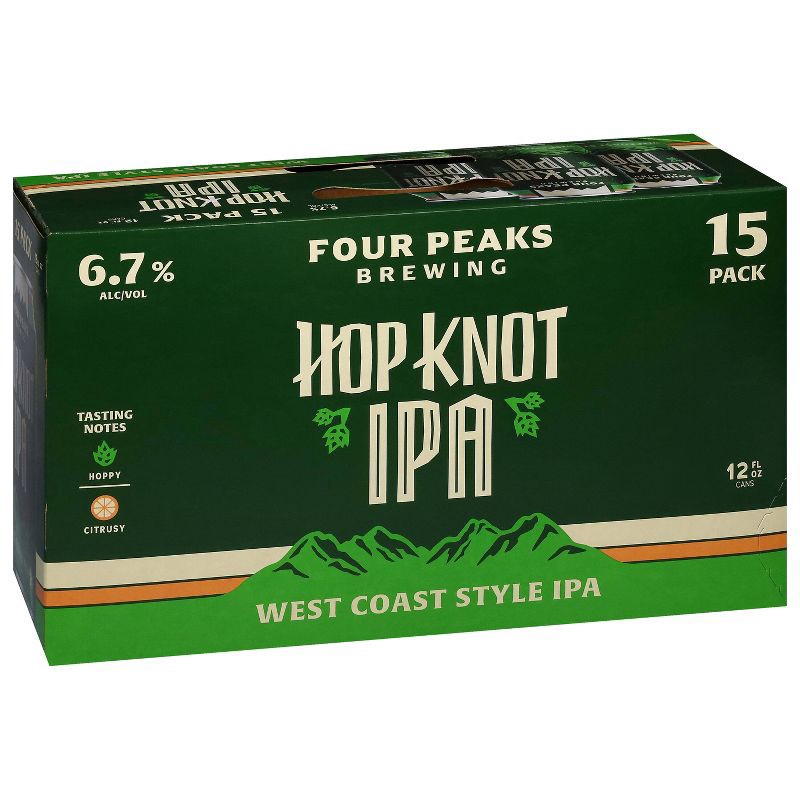 slide 1 of 8, Four Peaks Brewing Company Four Peaks Hop Knot IPA Beer - 15pk/12 fl oz Cans, 15 ct; 12 fl oz