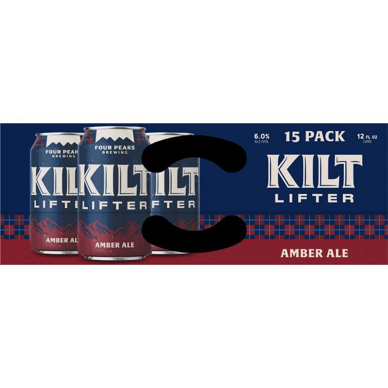 slide 3 of 9, Four Peaks Brewing Company Four Peaks Kilt Lifter Scottish-Style Ale Beer - 15pk/12 fl oz Cans, 15 ct; 12 fl oz