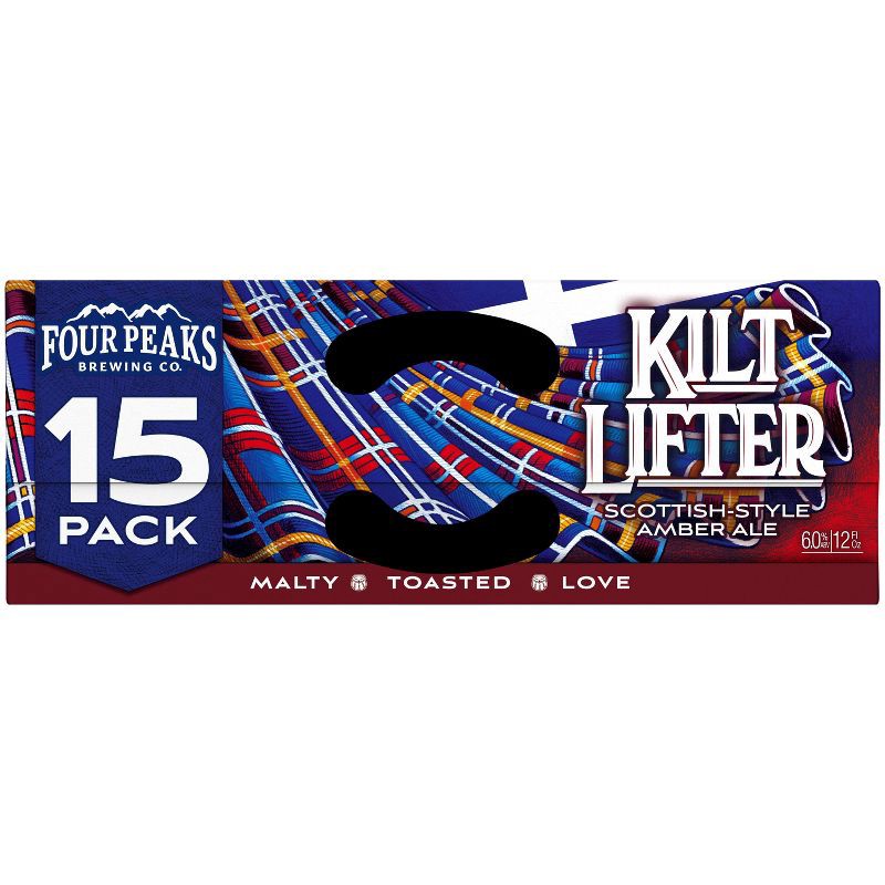 slide 6 of 9, Four Peaks Brewing Company Four Peaks Kilt Lifter Scottish-Style Ale Beer - 15pk/12 fl oz Cans, 15 ct; 12 fl oz