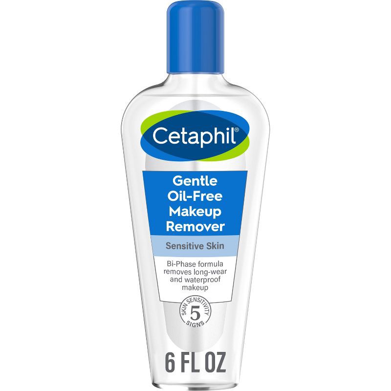 slide 1 of 7, Cetaphil Gentle Makeup Remover Waterproof and Oil Free - 6oz, 6 oz