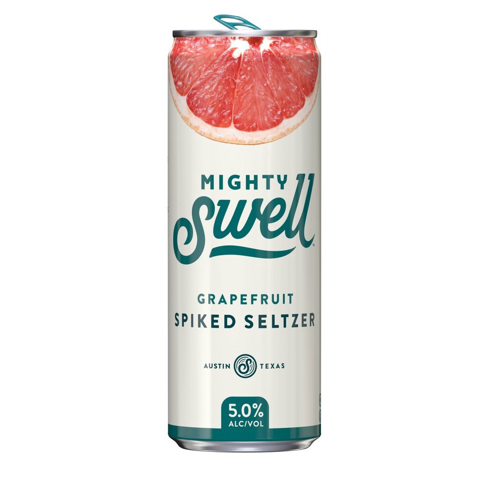 slide 2 of 3, Mighty Swell Grapefruit Spiked Seltzer - 6pk/12 fl oz Cans, 6 ct; 12 fl oz