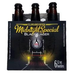 Yellowhammer Brewing Yellowhammer Midnight Special Black Lager Beer - 6pk/12 fl oz Bottles