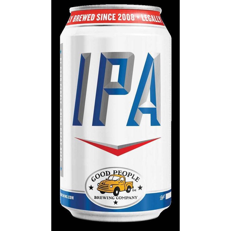 slide 2 of 4, Good People Brewing Company Good People IPA Beer - 6pk/12 fl oz Cans, 6 ct; 12 fl oz