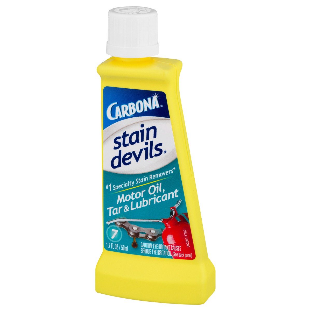 slide 2 of 12, Carbona Stain Devils Stain Remover Motor Oil Tar & Lubricant Bottle - 1.7 Fl. Oz., 1.7 fl oz