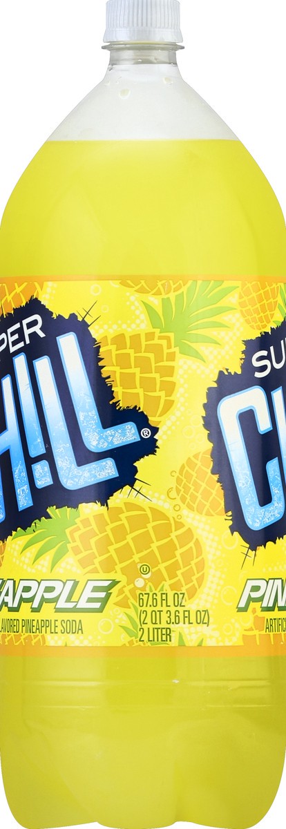 slide 6 of 7, Super Chill Pineapple Soda - 2 liter, 2 liter