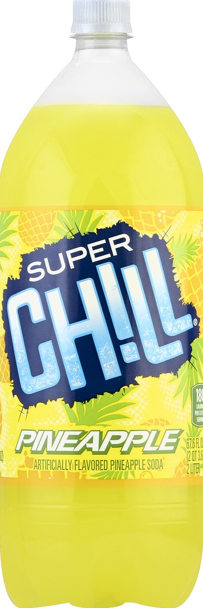 slide 1 of 7, Super Chill Pineapple Soda - 2 liter, 2 liter