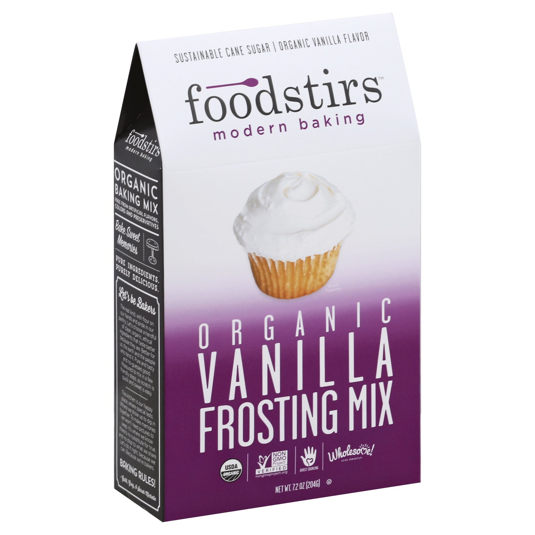 slide 1 of 4, Foodstirs Modern Baking Organic Vanilla Frosting Mix, 7.2 oz