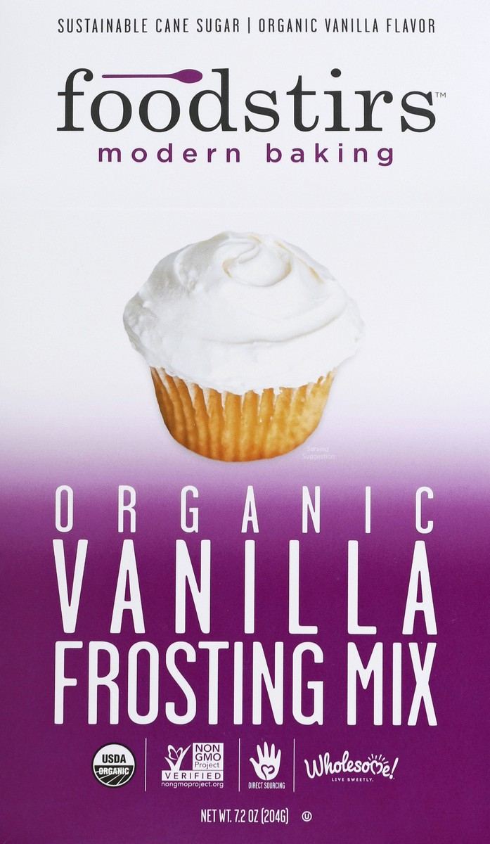 slide 3 of 4, Foodstirs Modern Baking Organic Vanilla Frosting Mix, 7.2 oz