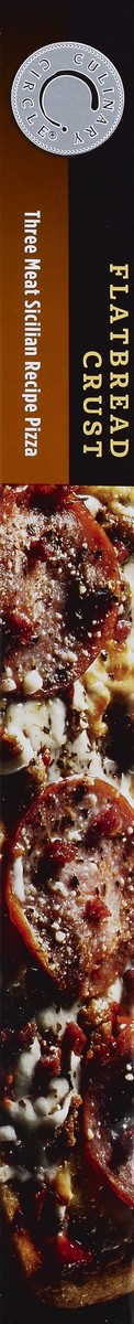 slide 3 of 6, Culinary Circle Three Meat Sicillian Flatbread Pizza, 23.25 oz