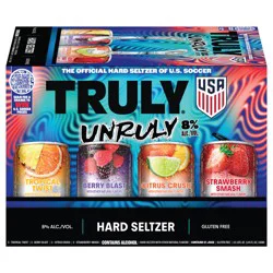 TRULY Unruly Hard Seltzer Variety Pack 8% ABV (12 fl. oz. Can, 12pk.)