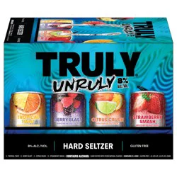 TRULY Unruly Hard Seltzer Variety Pack 8% ABV (12 fl. oz. Can, 12pk.)