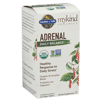 slide 3 of 29, Garden of Life My Kind Organics Adrenal Daily Balance Herbal Supplement, 120 ct