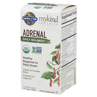slide 7 of 29, Garden of Life My Kind Organics Adrenal Daily Balance Herbal Supplement, 120 ct