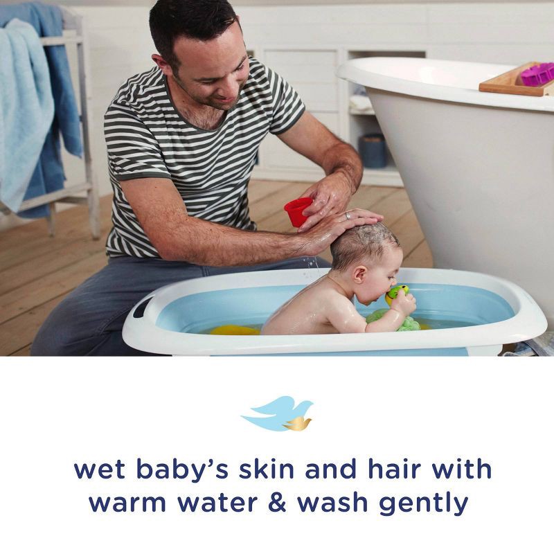 slide 4 of 8, Baby Dove Rich Moisture Baby Wash & Shampoo, Hypoallergenic and Tear-Free - 20 fl oz, 20 fl oz