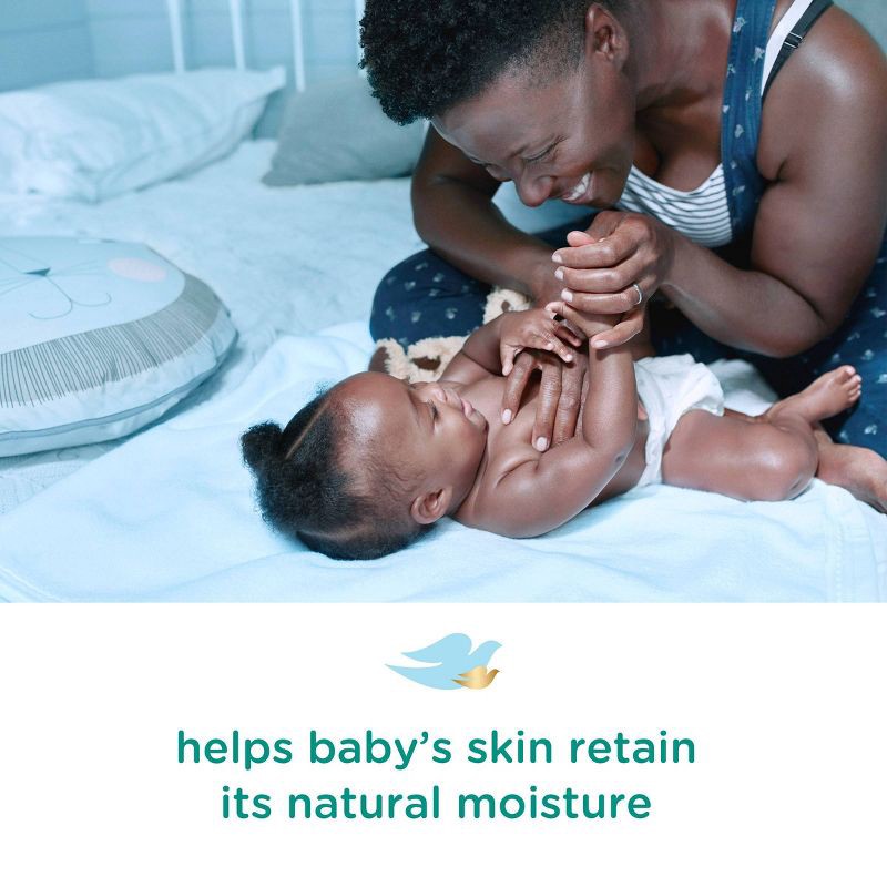 slide 3 of 9, Baby Dove Fragrance Free Moisture Baby Body Wash & Shampoo Hypoallergenic for Eczema-Prone Skin - 20 fl oz, 20 fl oz