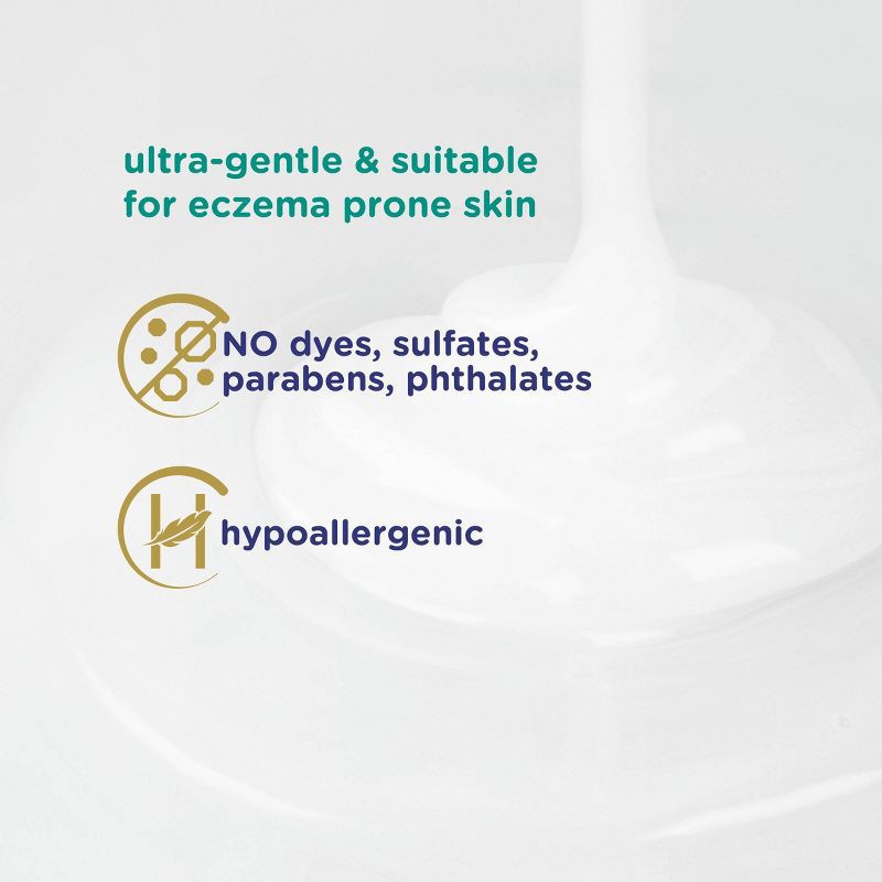 slide 8 of 9, Baby Dove Fragrance Free Moisture Baby Body Wash & Shampoo Hypoallergenic for Eczema-Prone Skin - 20 fl oz, 20 fl oz