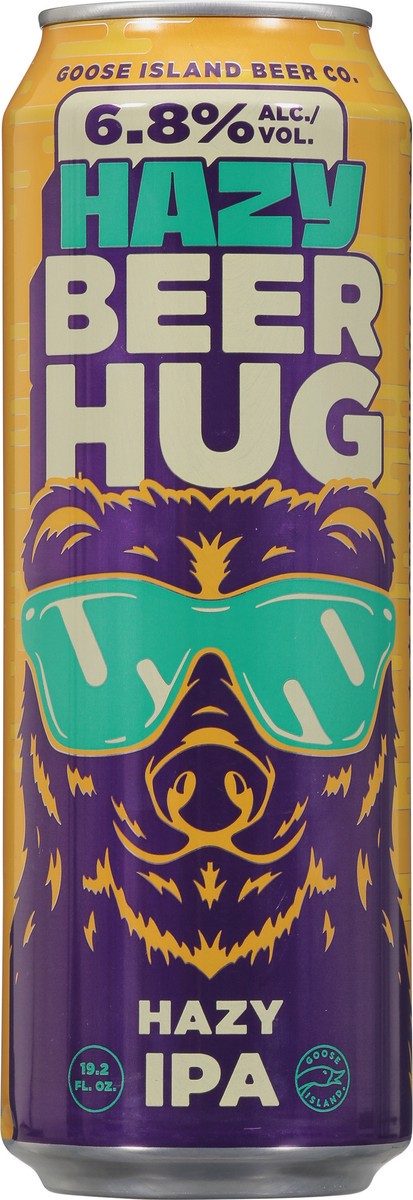 slide 5 of 9, Goose Island Beer Co. Hazy Beer Hug IPA, 19.2 fl. oz. Can, 19.20 fl oz