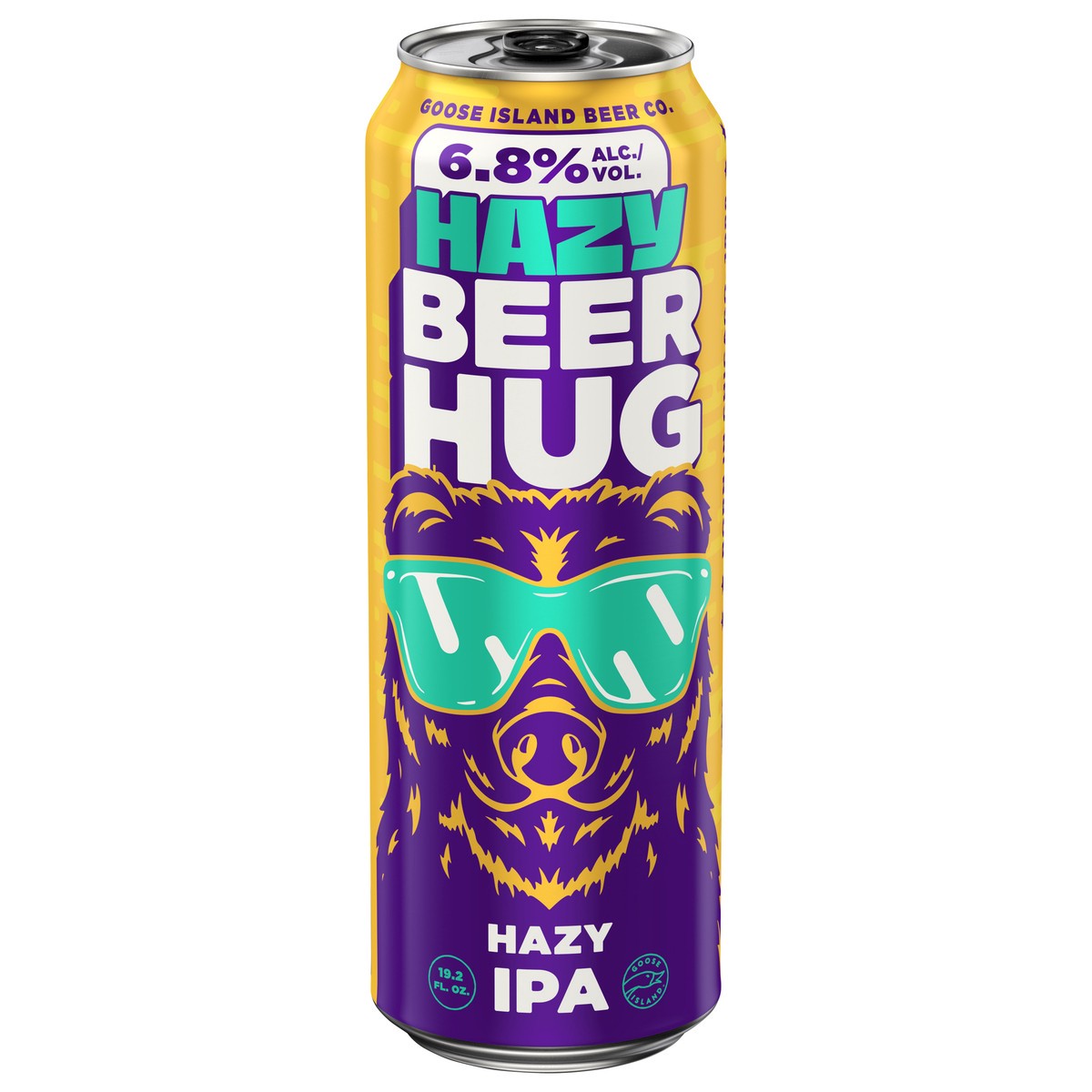 slide 1 of 9, Goose Island Beer Co. Hazy Beer Hug IPA, 19.2 fl. oz. Can, 19.20 fl oz