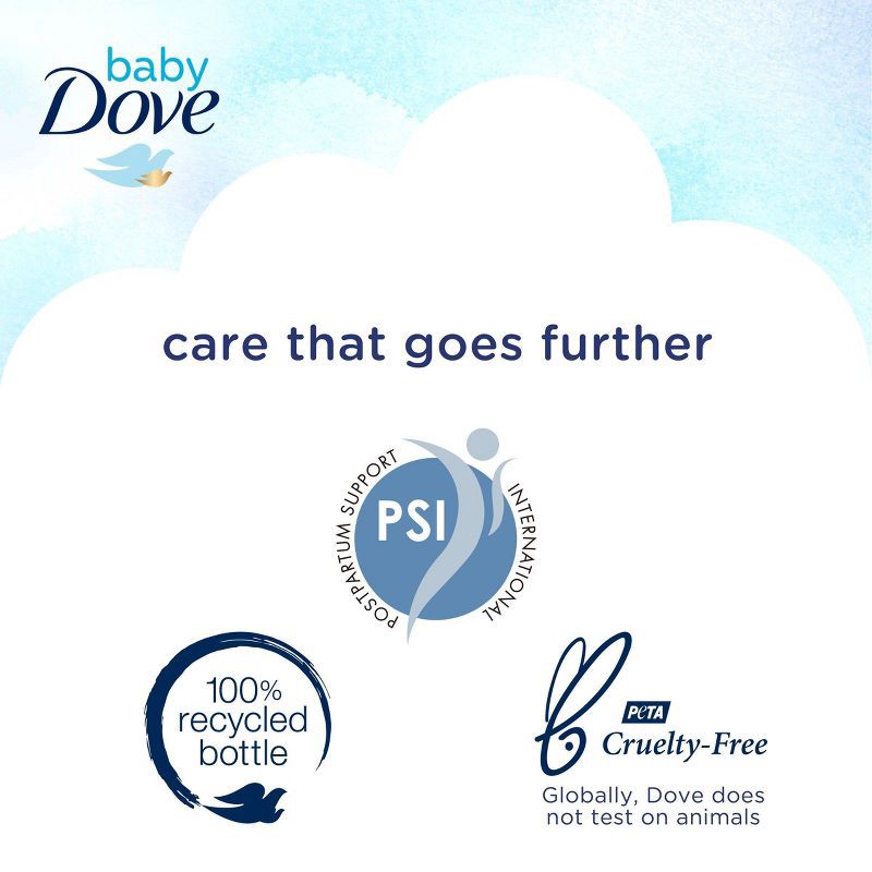 slide 5 of 7, Baby Dove Rich Moisture Sensitive Skin Scented Hypoallergenic Lotion - 20 fl oz, 20 fl oz