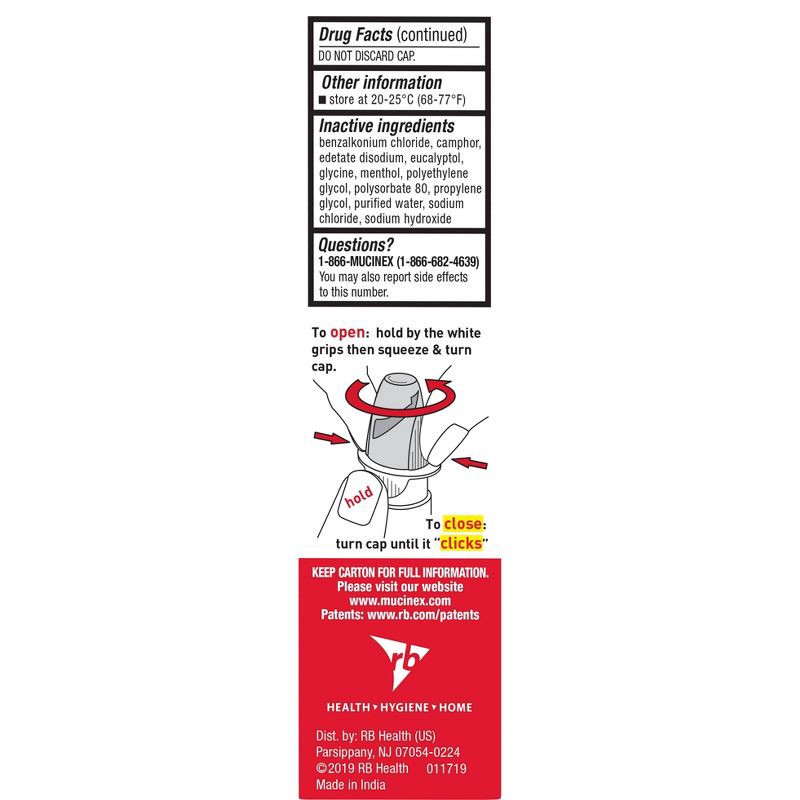 slide 8 of 10, Mucinex Sinus Nasal Spray Decongestant- 0.75 oz, 0.75 oz