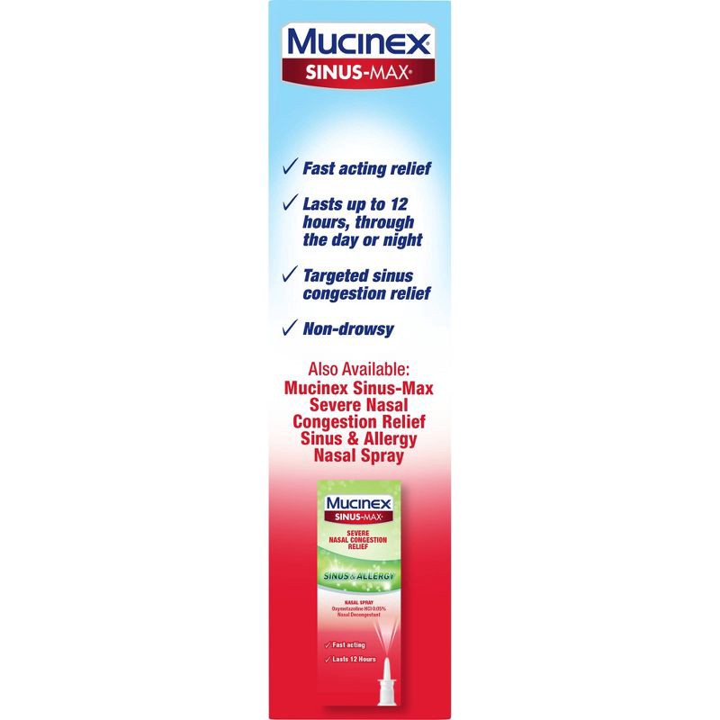 slide 9 of 10, Mucinex Sinus Nasal Spray Decongestant- 0.75 oz, 0.75 oz