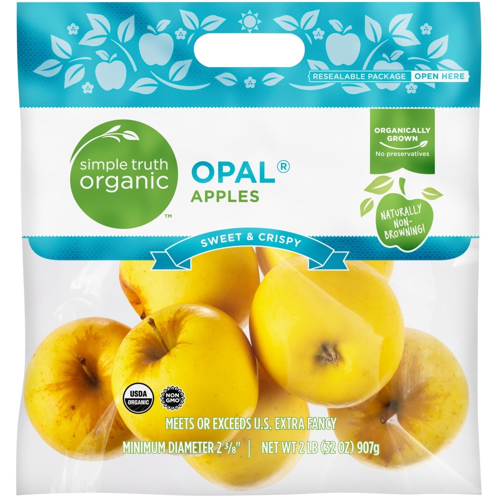 slide 1 of 1, Simple Truth Organic Opal Apples Bag, 32 oz