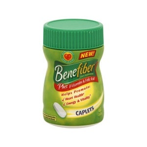 slide 1 of 1, Benefiber Caplets Plus B Vitamins And Folic Acid, 60 cups