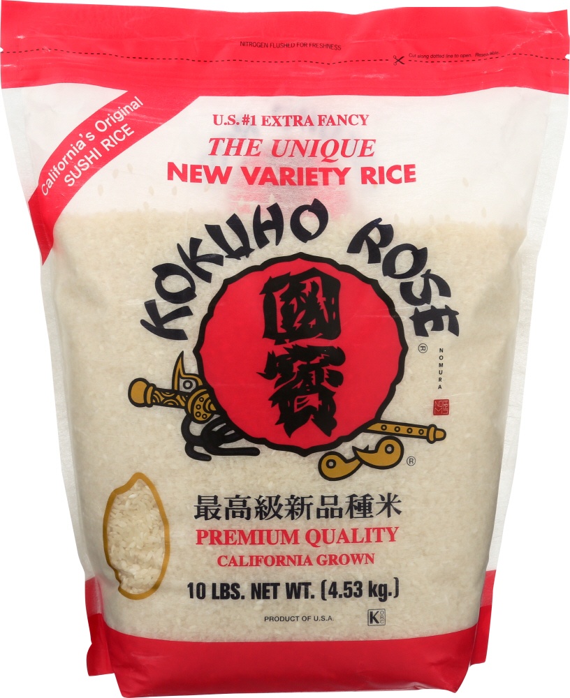 slide 1 of 1, Kokuho Rose California Original Sushi Rice, 10 lb