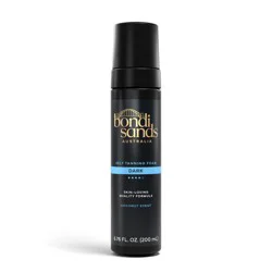 Bondi Sands Self Tanner Tanning Foam - Dark - 6.76 fl oz: Vegan Moisturizing Sunless Beauty, Coconut Scent