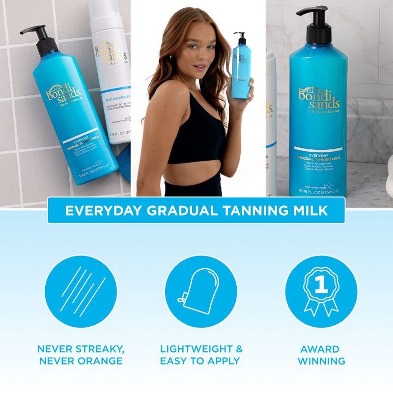 slide 7 of 7, Bondi Sands Everyday Gradual Tanning Milk - 12.68 fl oz, 375 ml