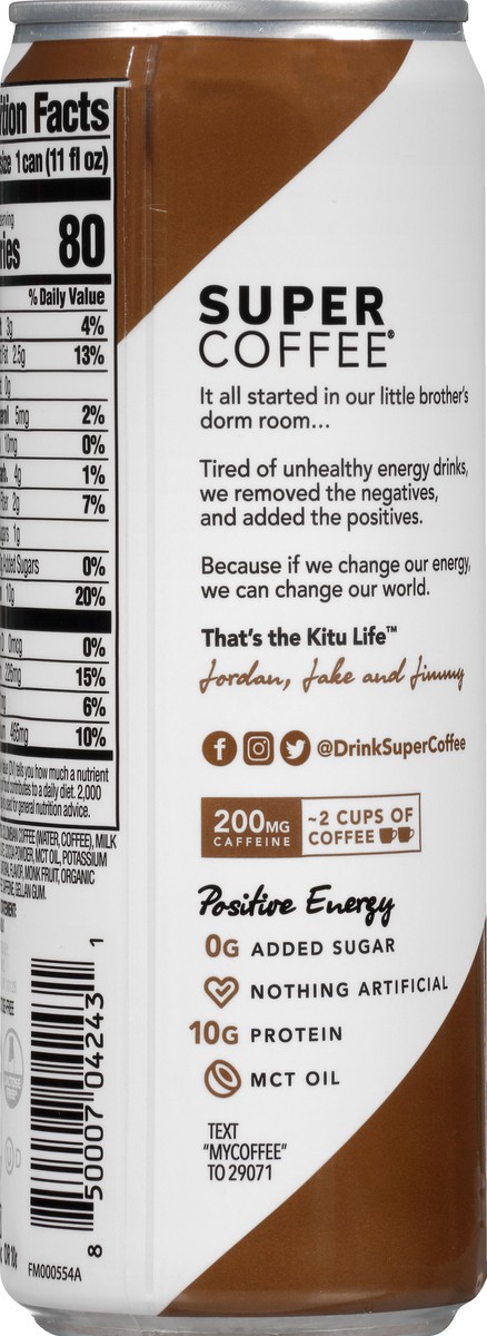 slide 11 of 13, KITU Super Coffee Mocha Enhanced Coffee Beverage - 11 oz, 11 oz